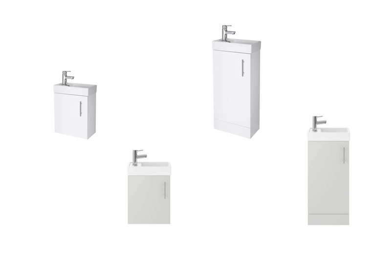 cube minimalist vanity units