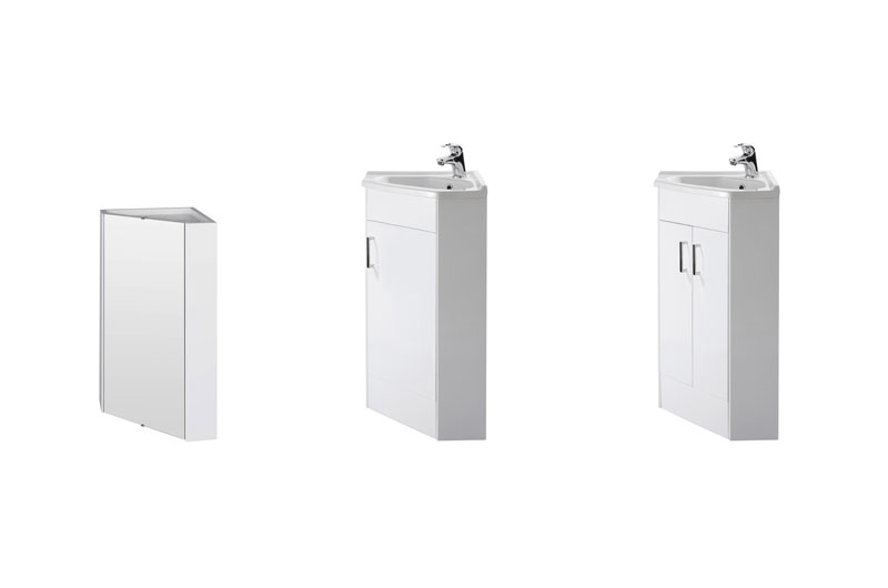 cubix corner vanity units