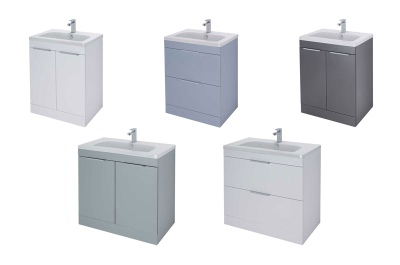 elano floor standing vanity units