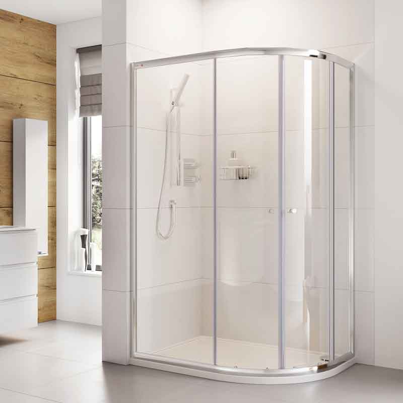 shower enclosures chrome